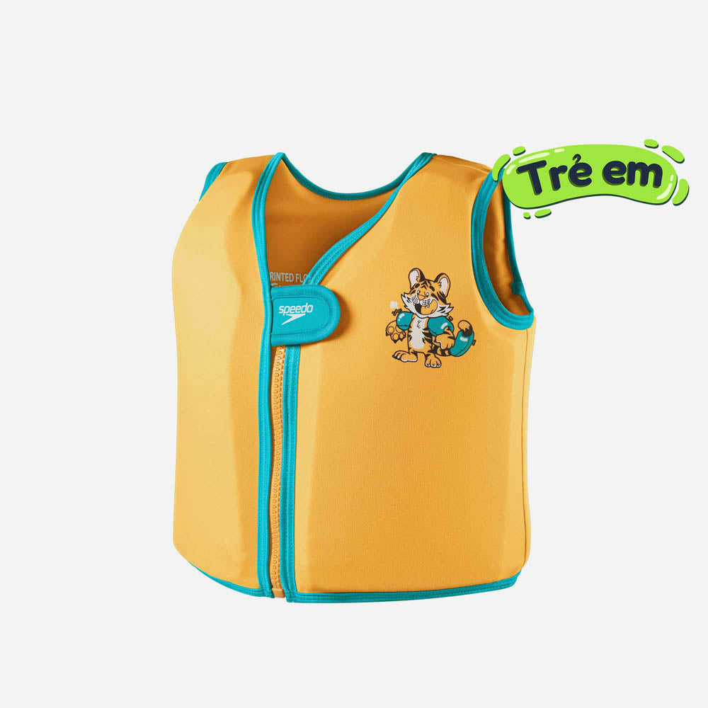 Áo Phao Trẻ Em Speedo Printed - Cam - Supersports Vietnam