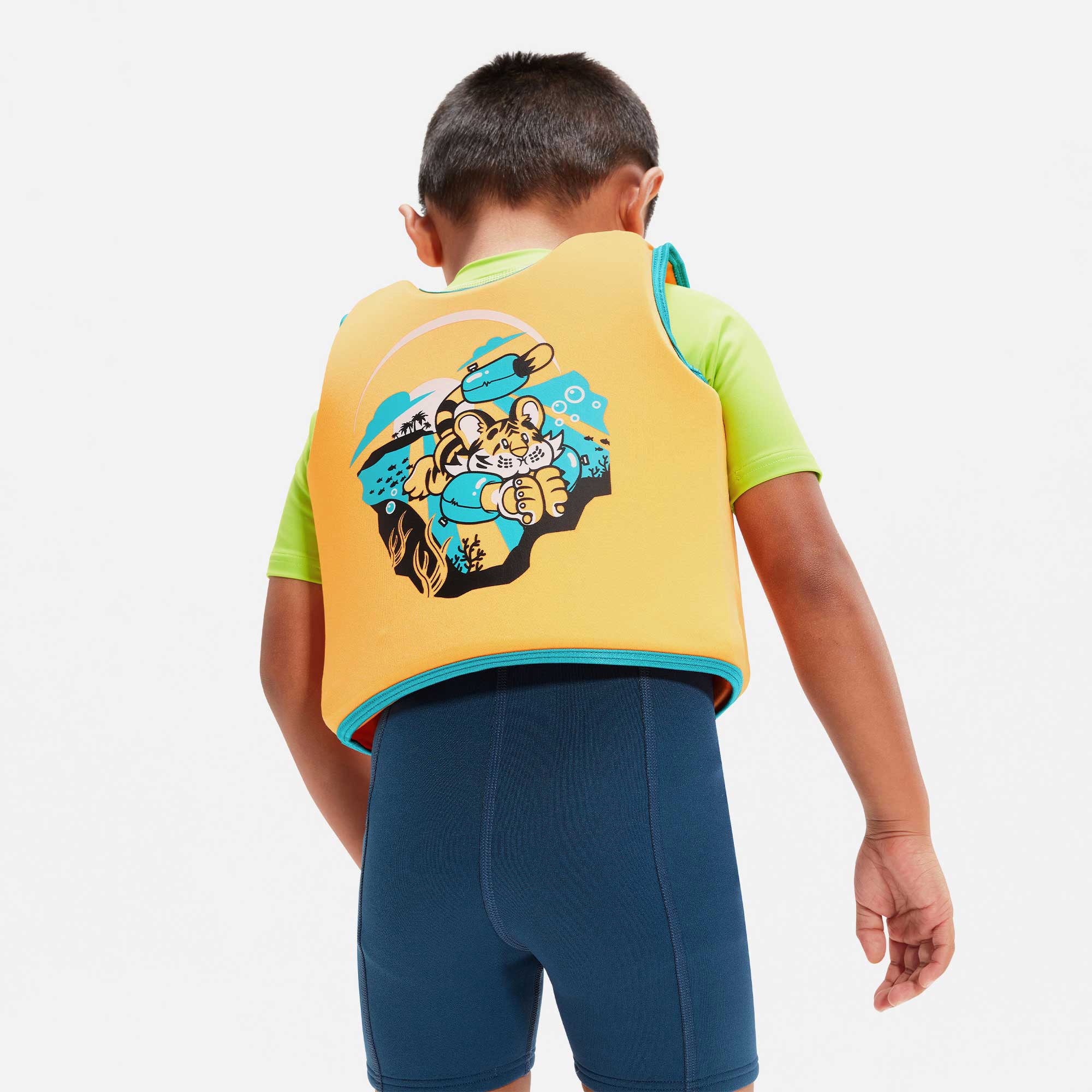 Áo Phao Trẻ Em Speedo Printed - Cam - Supersports Vietnam