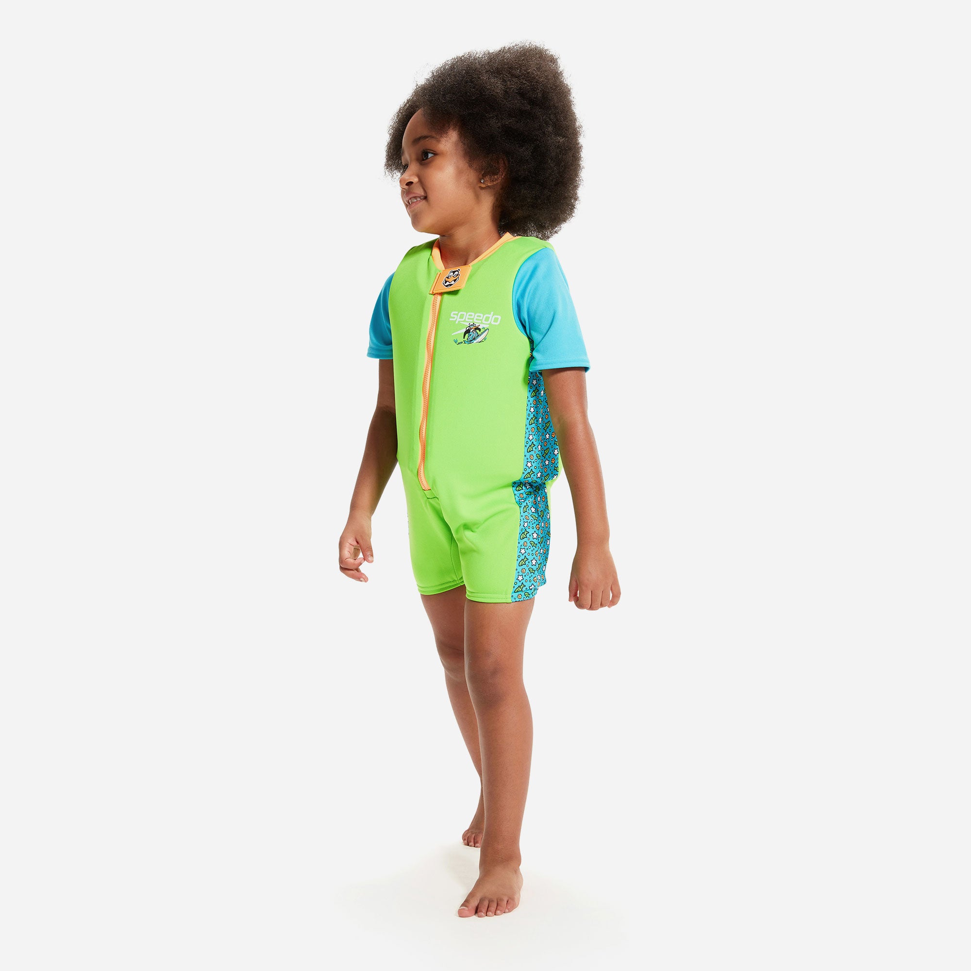 Bộ Áo Phao Trẻ Em Speedo Printed - Xanh Lá - Supersports Vietnam