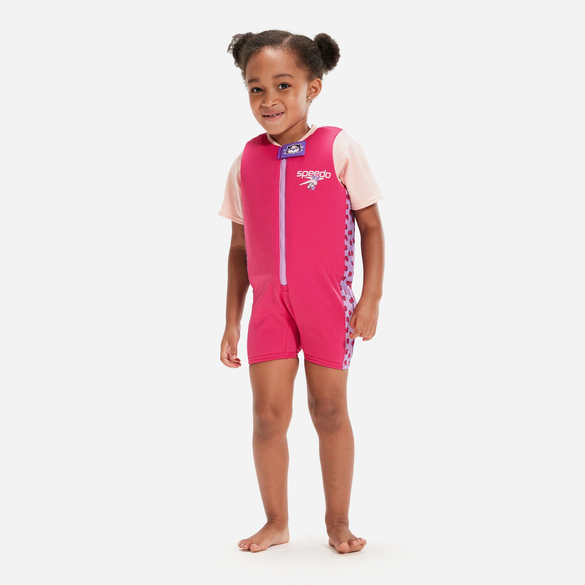 Bộ Áo Phao Trẻ Em Speedo Printed - Hồng - Supersports Vietnam