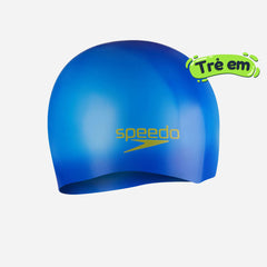 Mũ Bơi Trẻ Em Speedo Plain Moulded Silicone - Xanh Dương - Supersports Vietnam