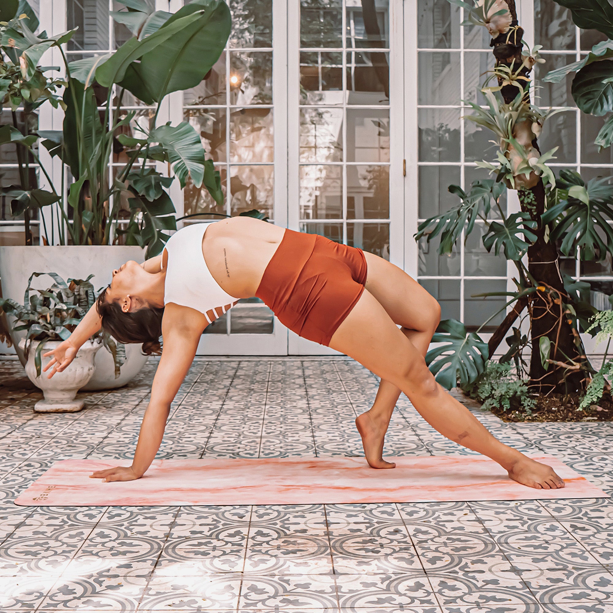 Thảm Tập Yoga Bahe Synergy Regular 3.5Mm - Hồng - Supersports Vietnam
