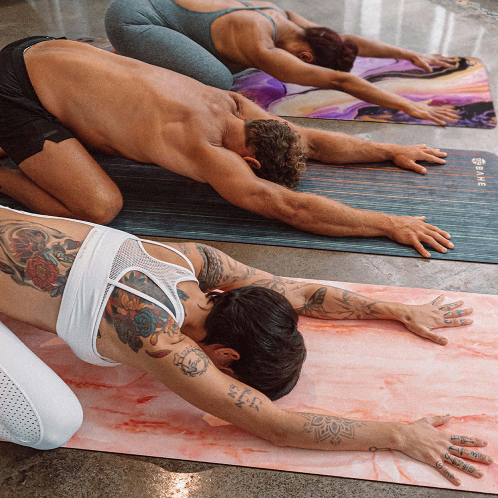 Thảm Tập Yoga Bahe Synergy Regular 3.5Mm - Hồng - Supersports Vietnam