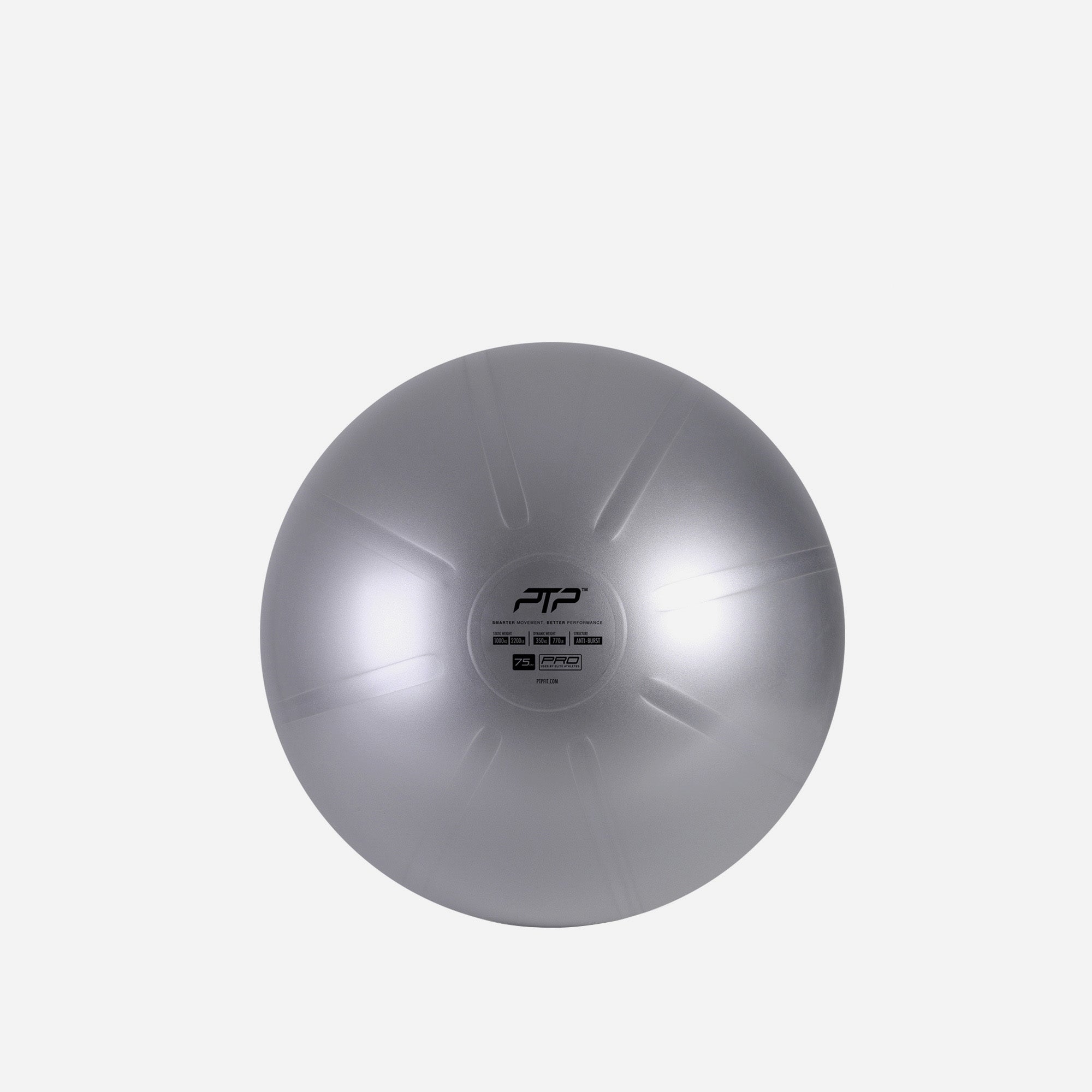 Bóng Yoga Ptp 75Cm Steel - Xám - Supersports Vietnam