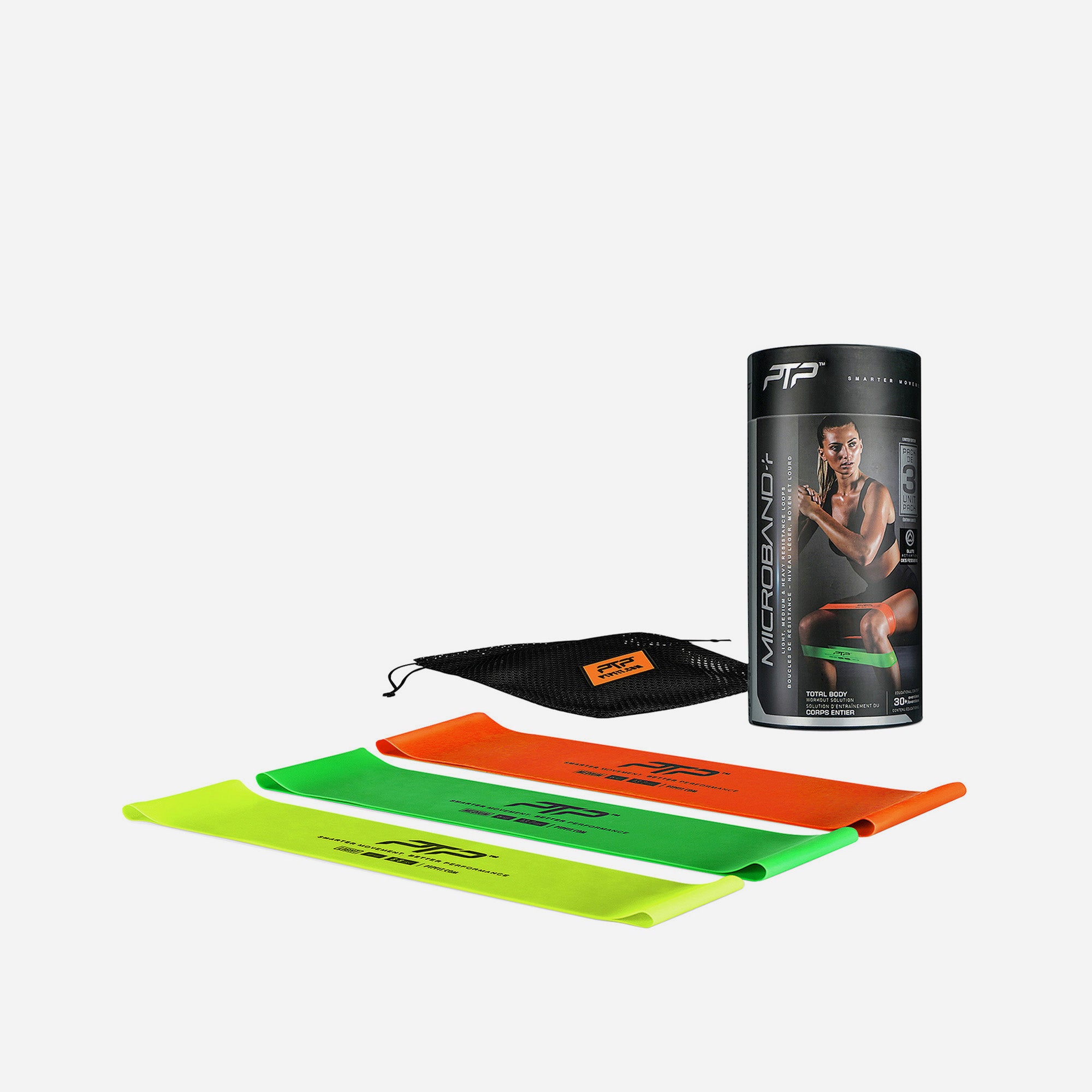 Bộ Băng Tập Đàn Hồi Ptp Microband+ 3 Pack - Nhiều Màu - Supersports Vietnam