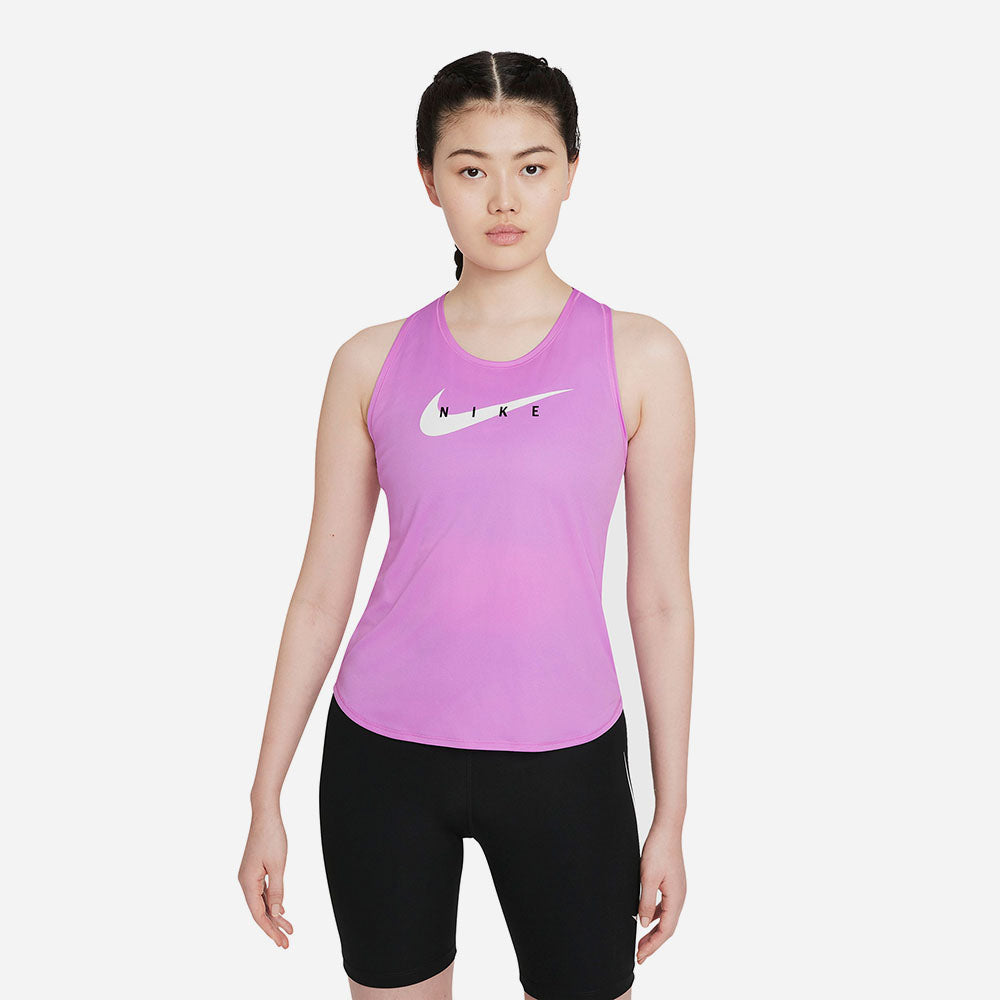 Áo Ba Lỗ Nữ Nike Swoosh Run - Tím - Supersports Vietnam