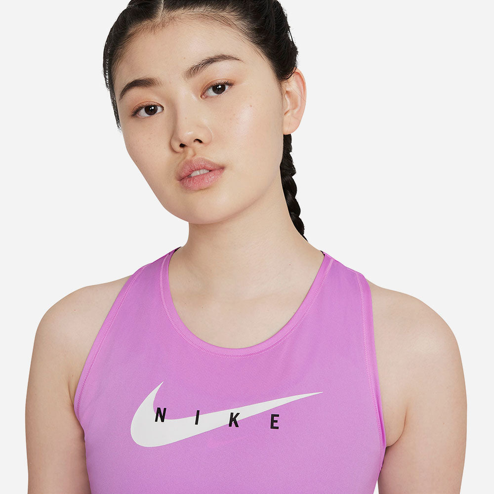 Áo Ba Lỗ Nữ Nike Swoosh Run - Tím - Supersports Vietnam