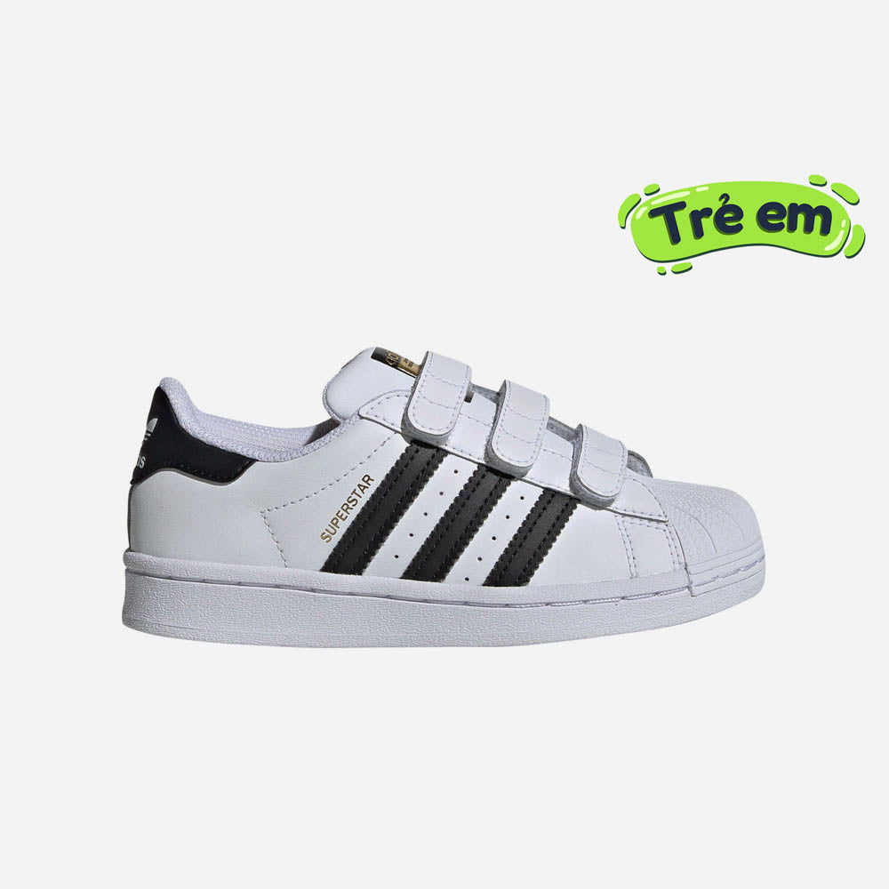 Giày Thể Thao Trẻ Em Adidas Superstar - Trắng - Supersports Vietnam