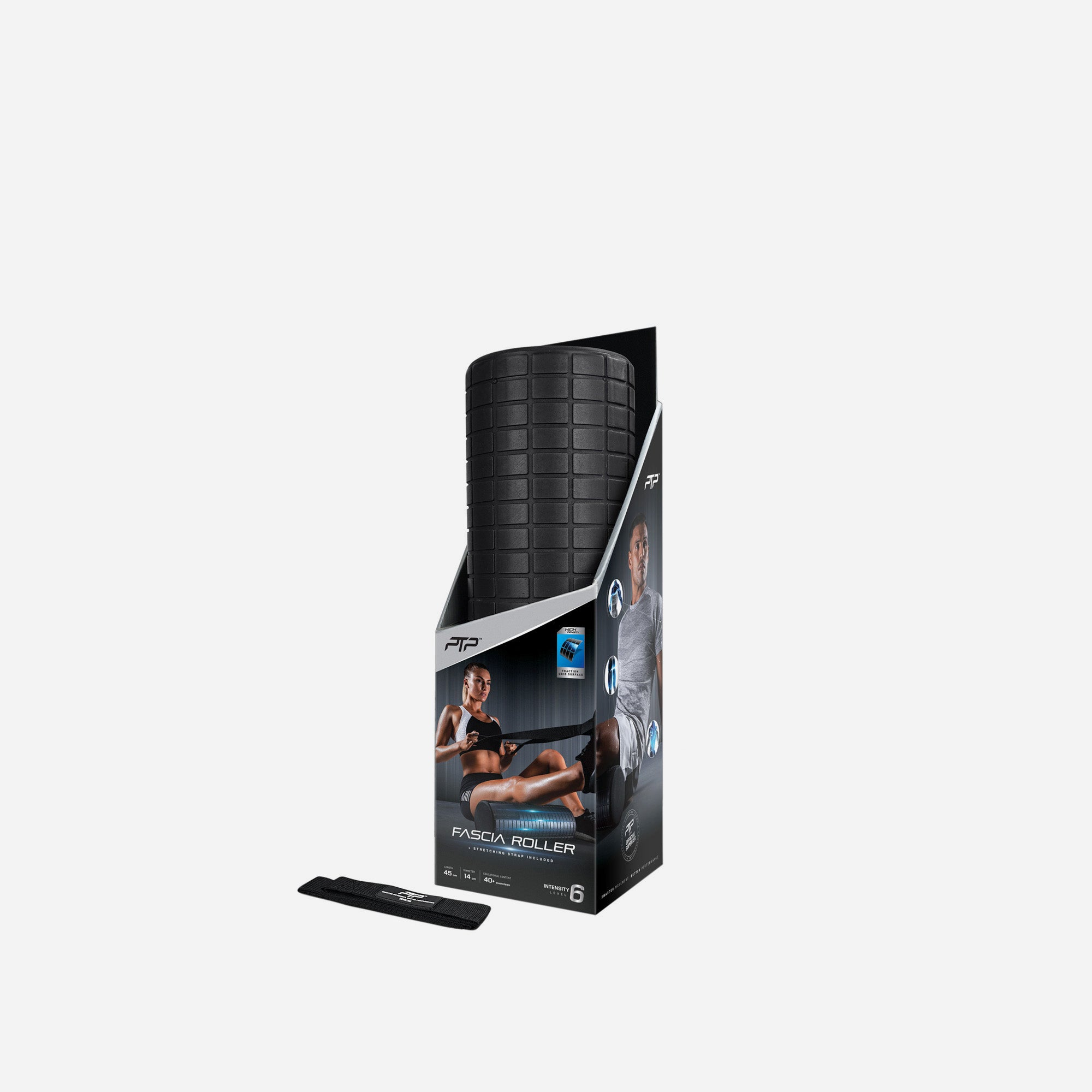 Trục Lăn Giãn Cơ Ptp Fascia Release Medium - Đen - Supersports Vietnam