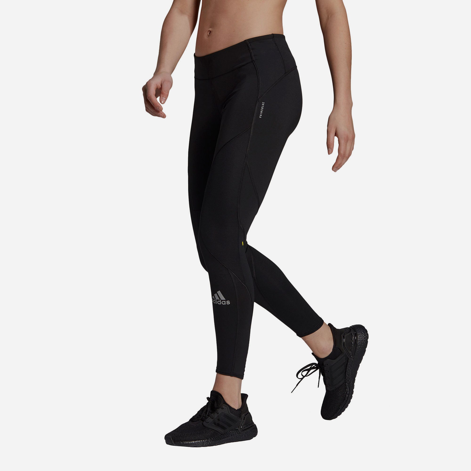 Quần Bó Thể Thao Nữ Adidas Fast Running Primeblue - Đen - Supersports Vietnam