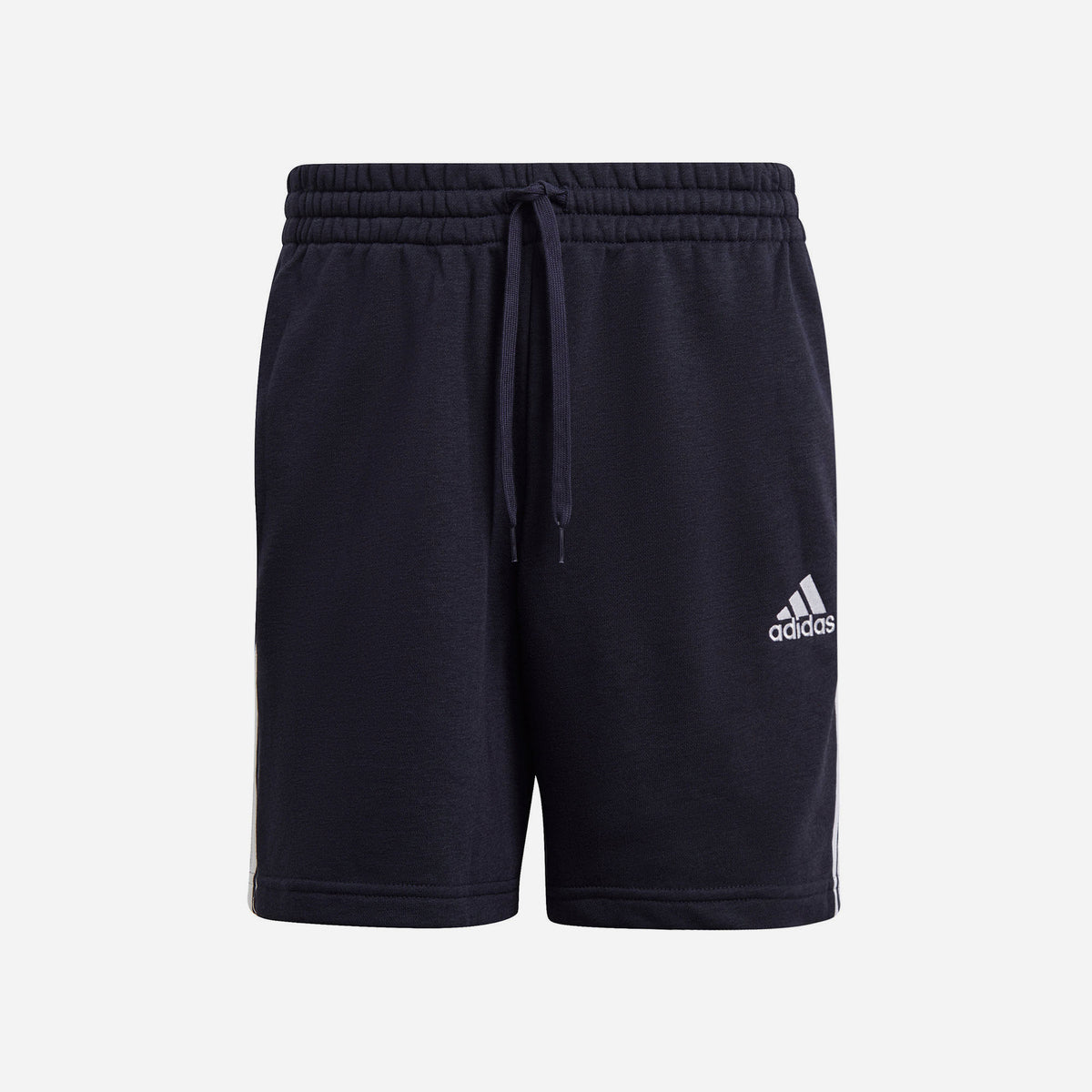 Quần Ngắn Thời Trang Nam Adidas Essentials French Terry 3-Stripes - Đen