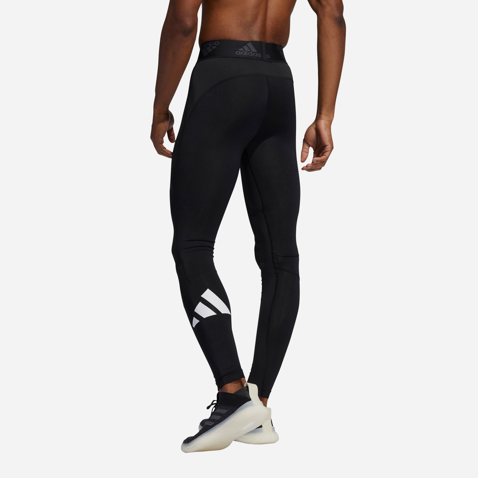 Quần Dài Ôm Nam Adidas Techfit 3 Bar - Đen - Supersports Vietnam