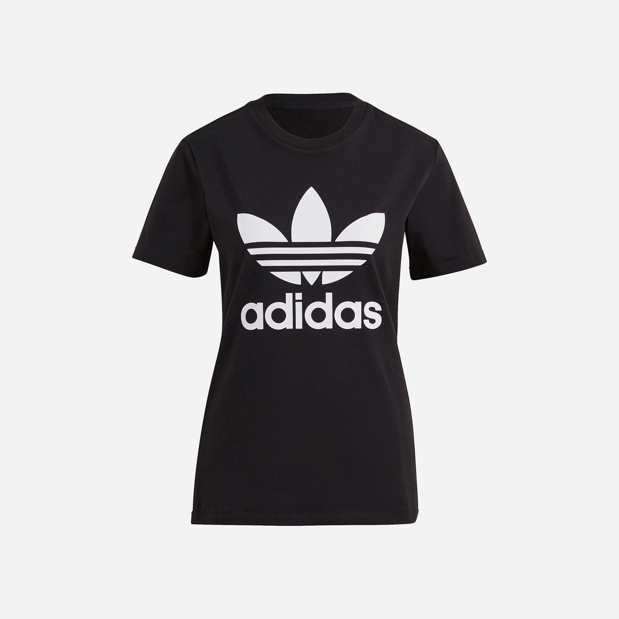 Áo Thun Nữ Adidas Trefoil - Đen - Supersports Vietnam
