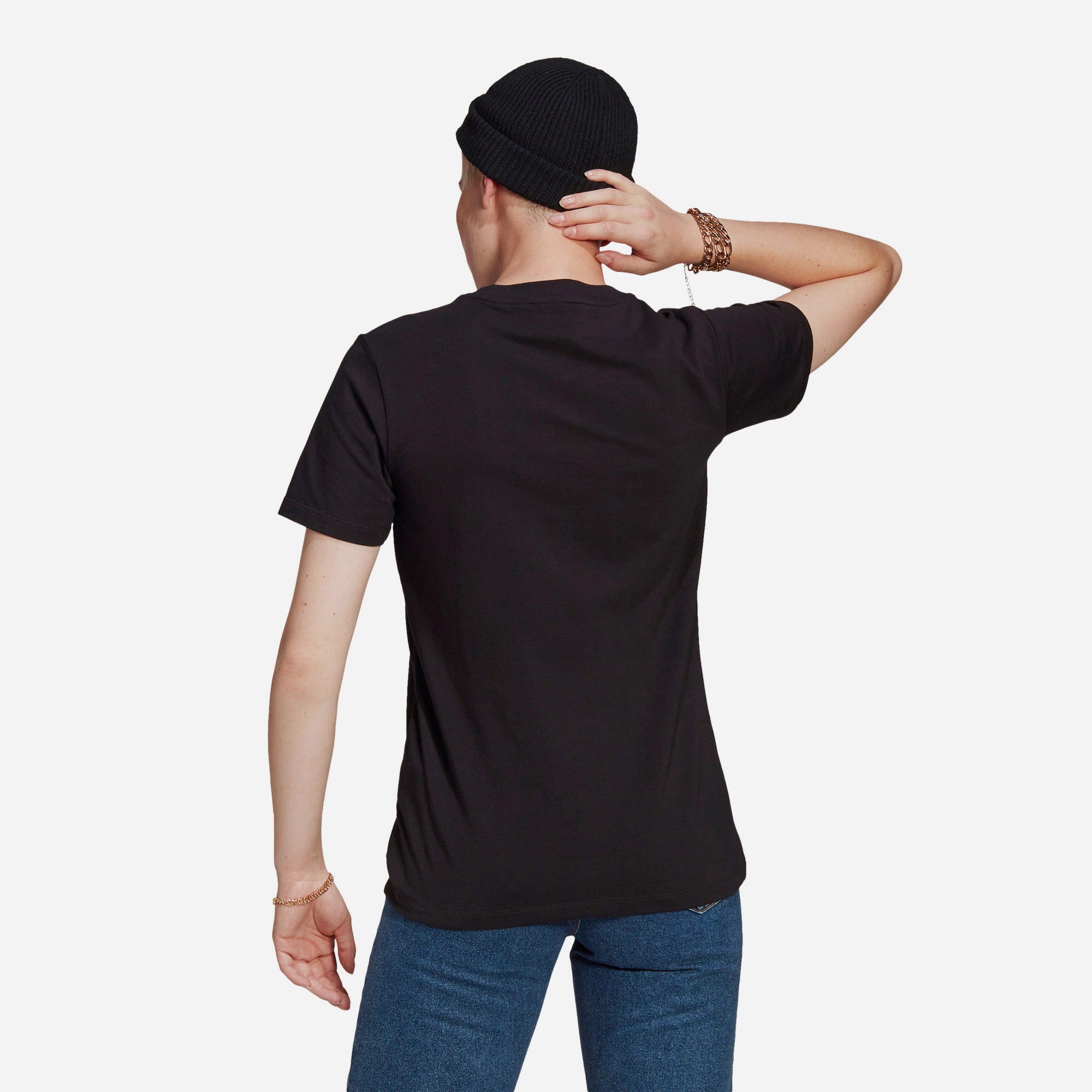 Áo Thun Nữ Adidas Trefoil - Đen - Supersports Vietnam