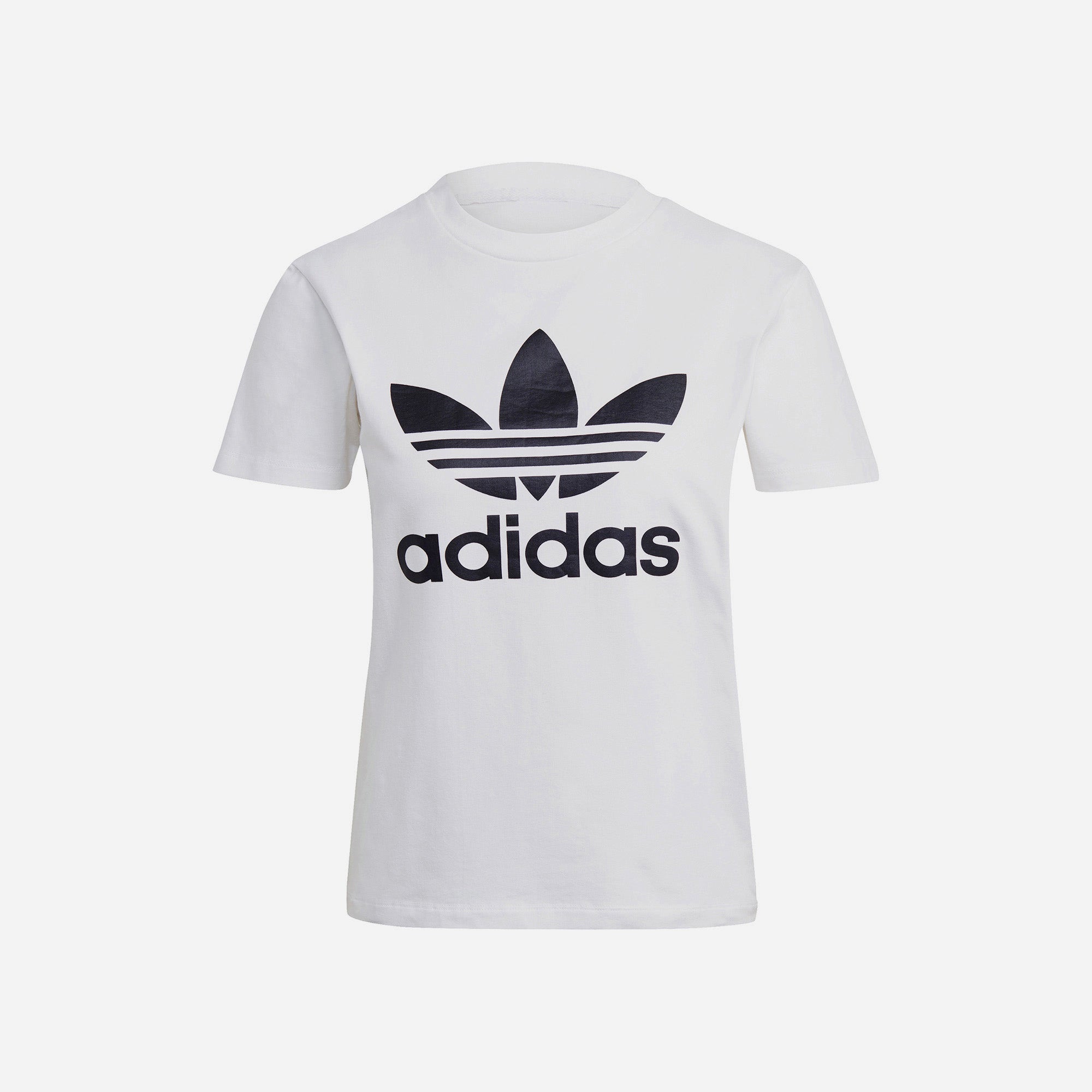 Áo Thun Nữ Adidas Trefoil - Trắng - Supersports Vietnam