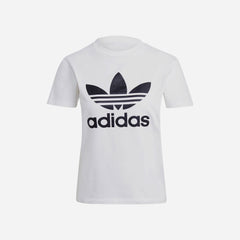 Áo Thun Nữ Adidas Trefoil - Trắng - Supersports Vietnam