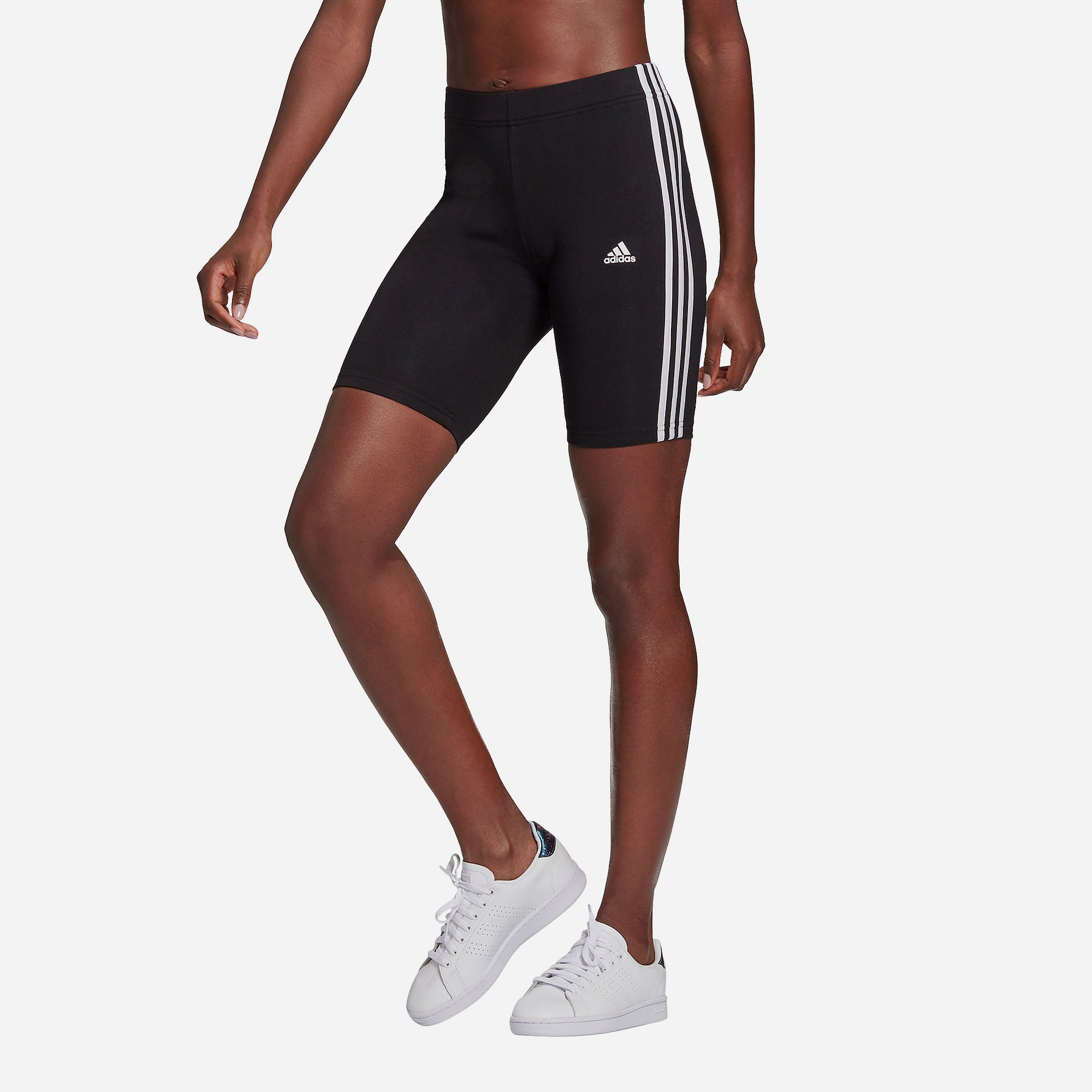 Quần Bó Thể Thao Ngắn Nữ Adidas Esssentials Bike - Đen - Supersports Vietnam