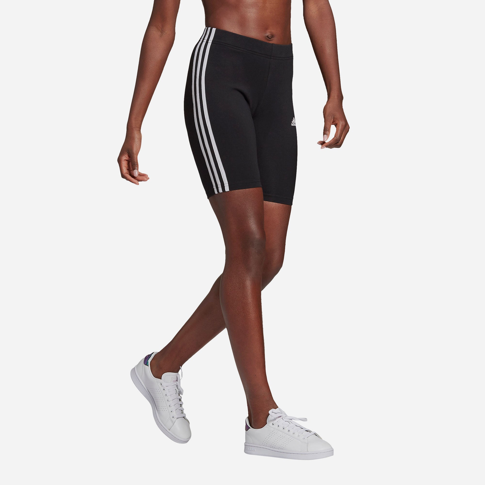 Quần Bó Thể Thao Ngắn Nữ Adidas Esssentials Bike - Đen - Supersports Vietnam