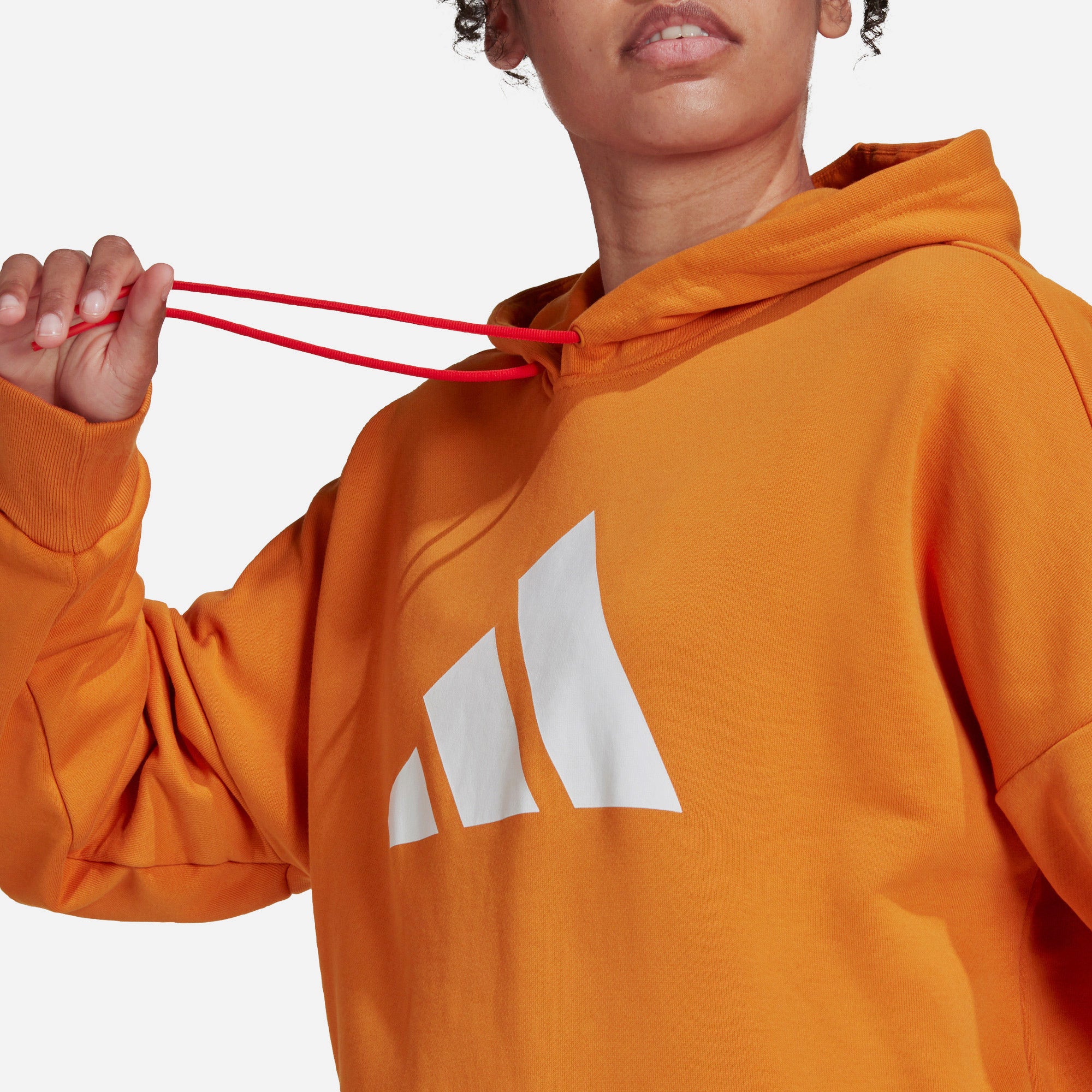 Áo Hoodie Nữ Adidas Future Icons - Cam - Supersports Vietnam