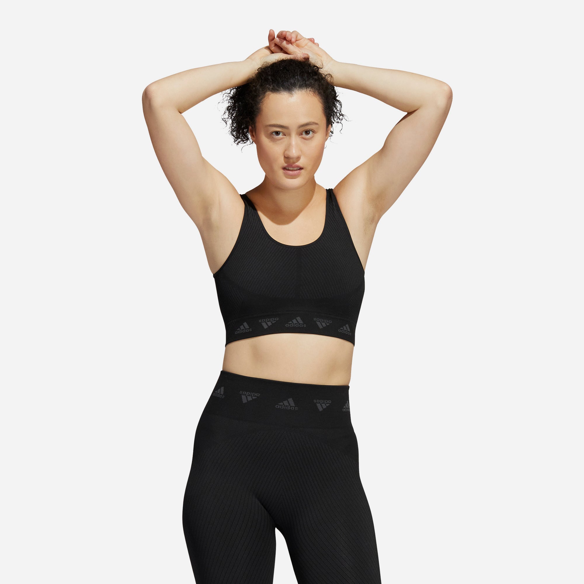 Áo Tập Nữ Adidas Aeroknit Light Support - Đen - Supersports Vietnam