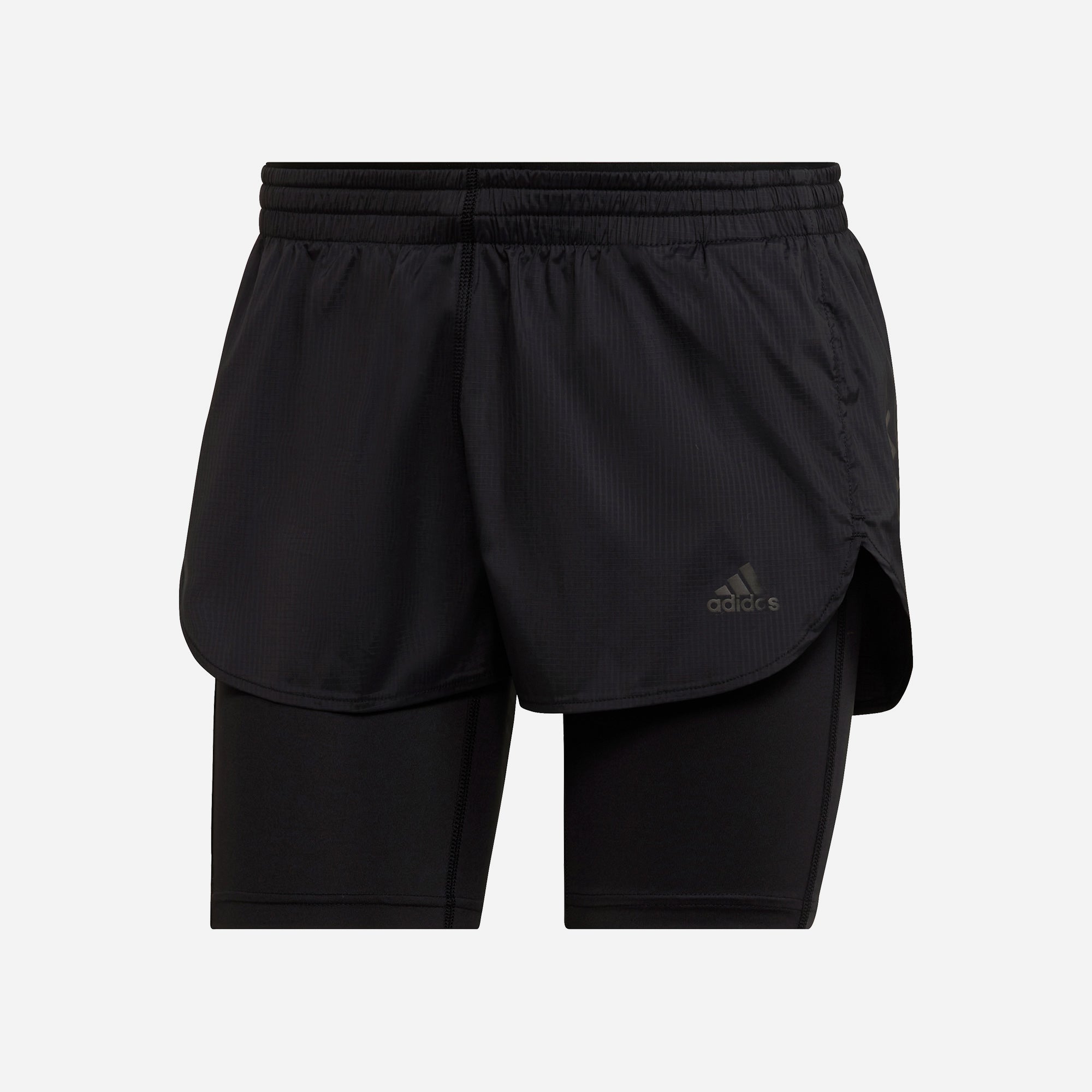 Quần Ngắn Nữ Adidas Run Fast Two-In-One - Đen - Supersports Vietnam