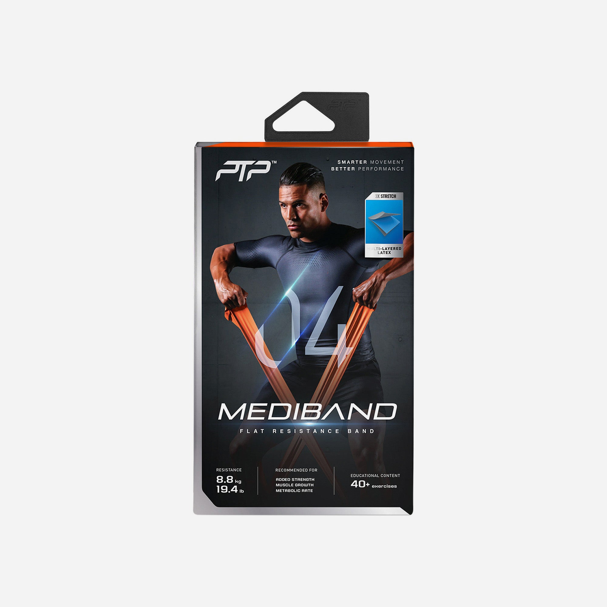 Băng Tập Đàn Hồi Ptp Mediband Heavy - Cam - Supersports Vietnam