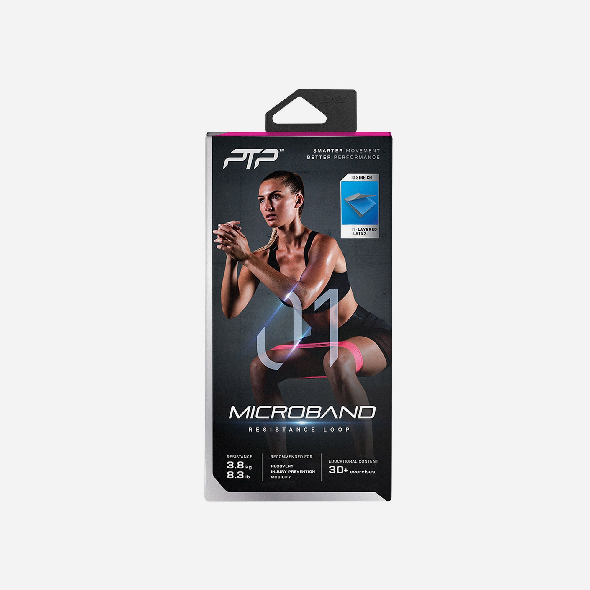 Băng Tập Đàn Hồi Ptp Microband Ultra Light - Hồng - Supersports Vietnam