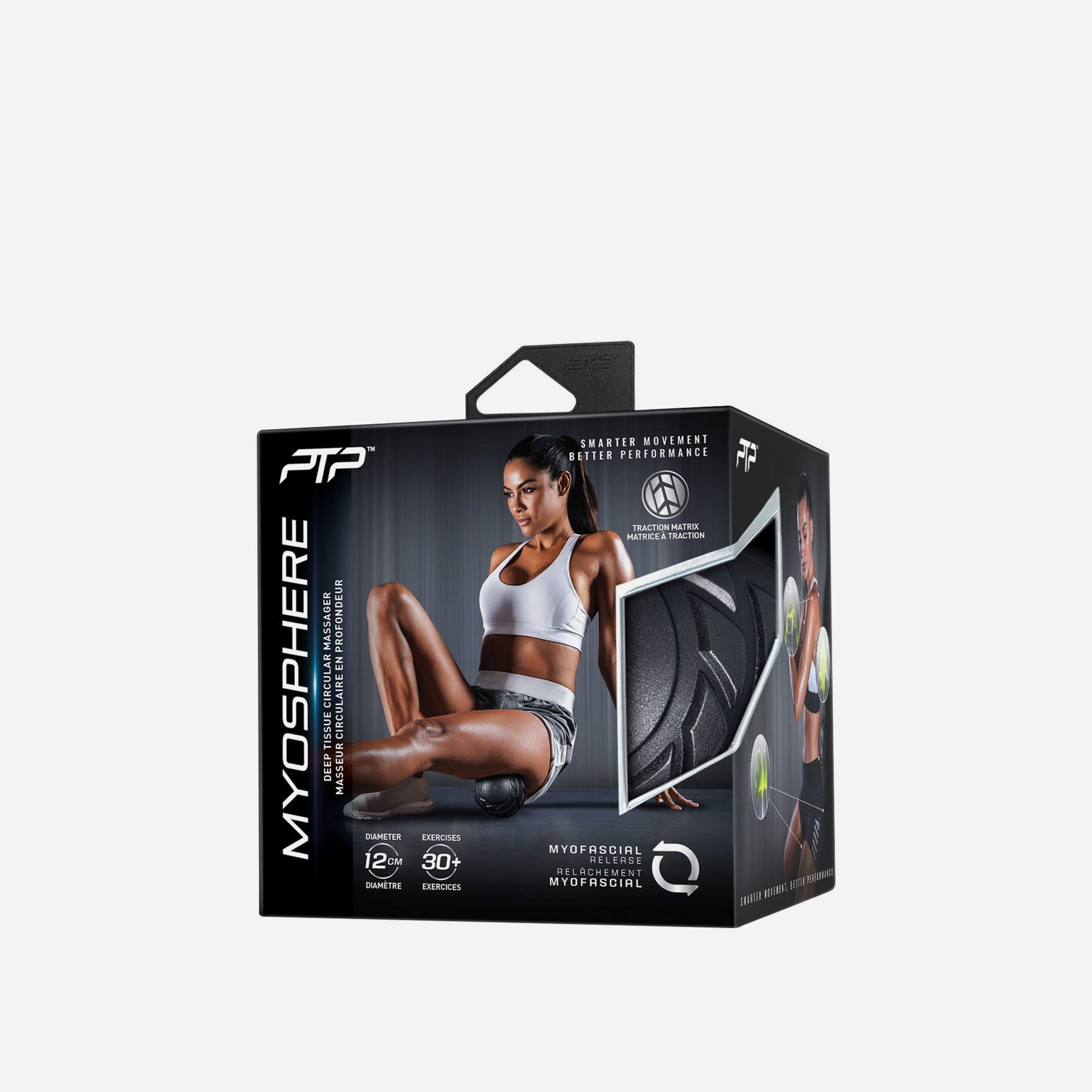 Bóng Mát Xa Ptp Myosphere Circular Massager - Đen - Supersports Vietnam