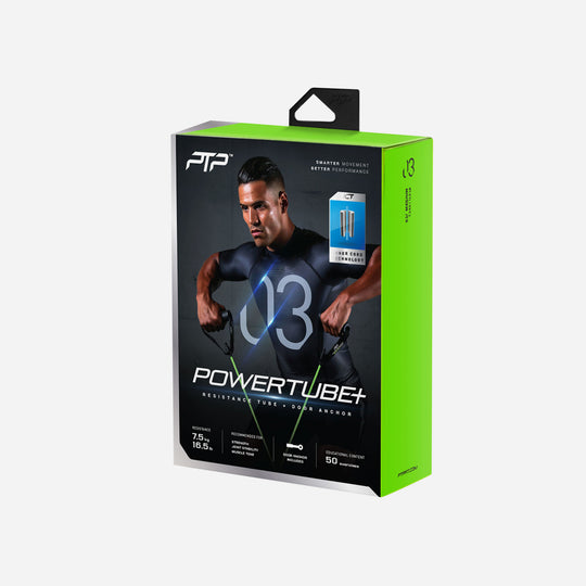 Dây Tập Đàn Hồi Ptp Powertube+ Medium - Xanh Lá