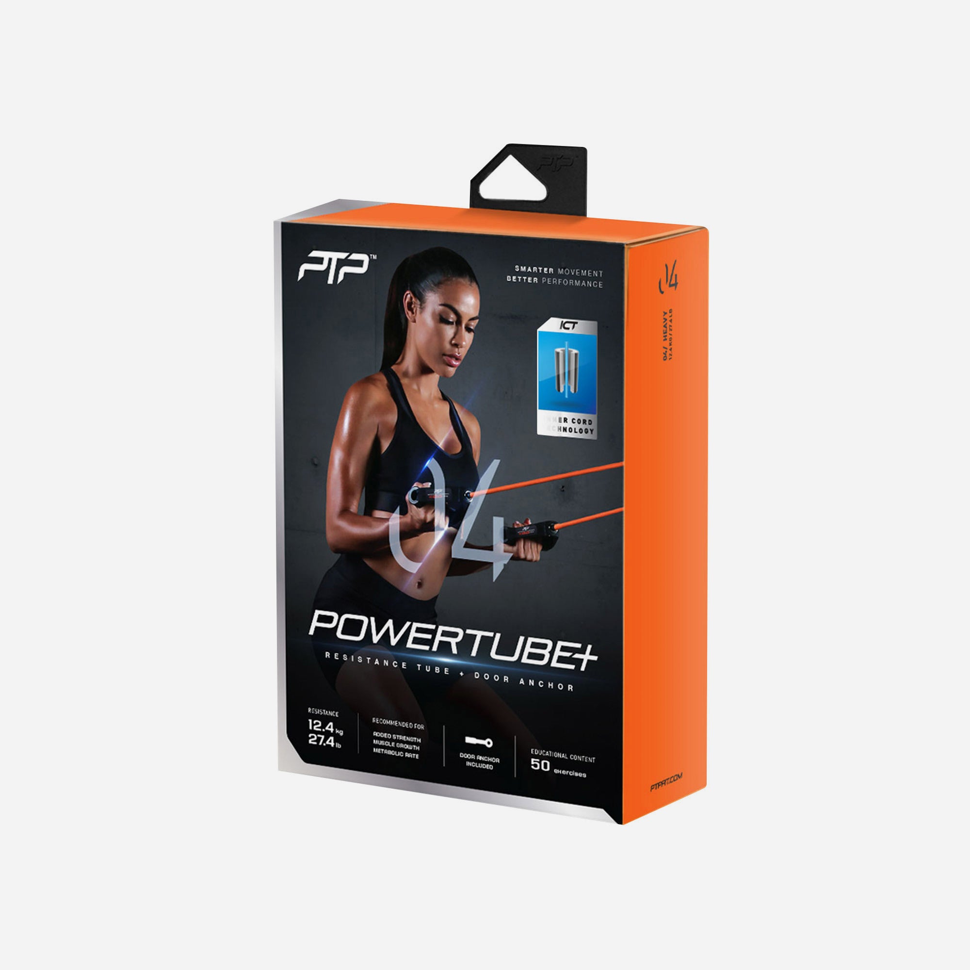 Dây Tập Đàn Hồi Ptp Powertube+ Heavy - Cam - Supersports Vietnam