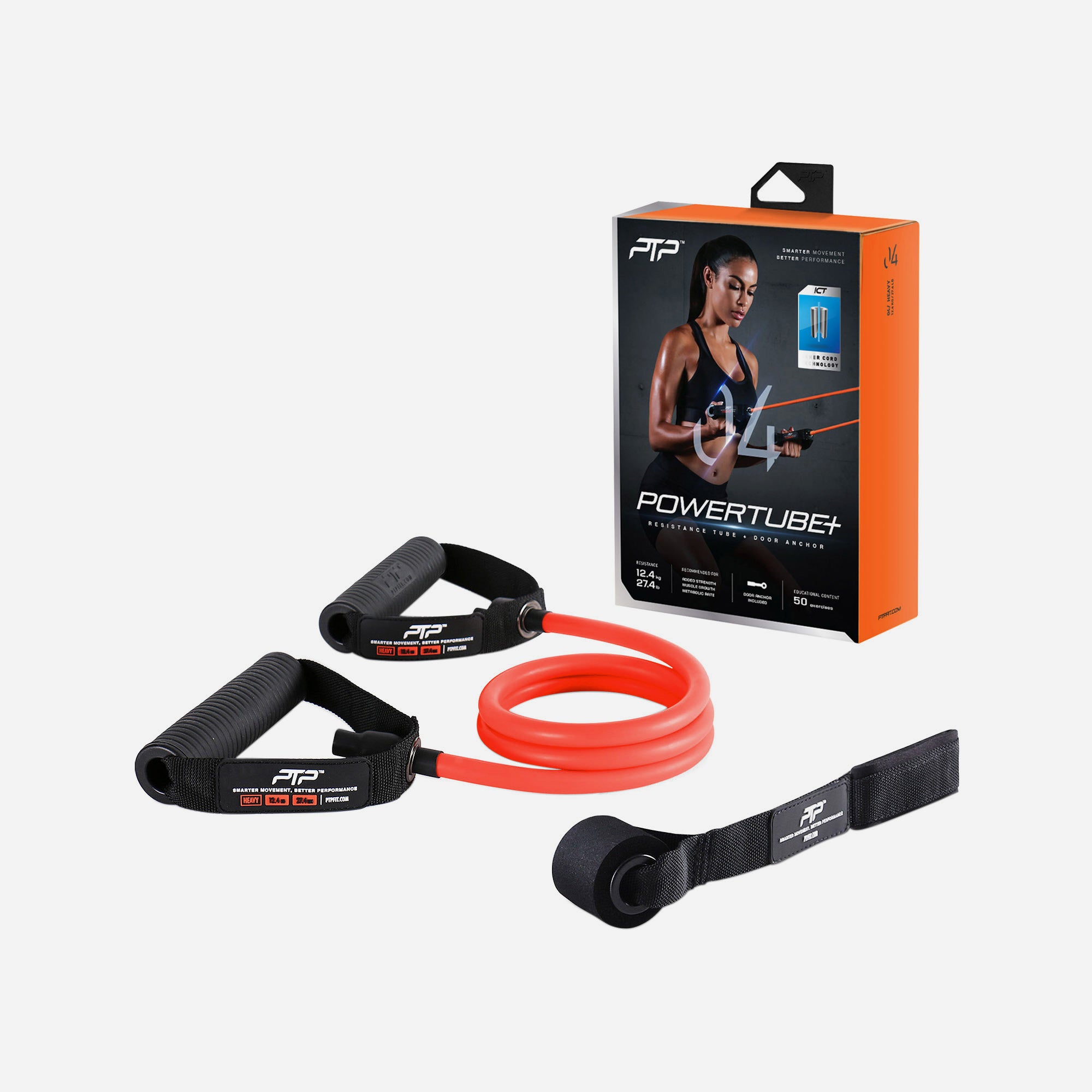 Dây Tập Đàn Hồi Ptp Powertube+ Heavy - Cam - Supersports Vietnam