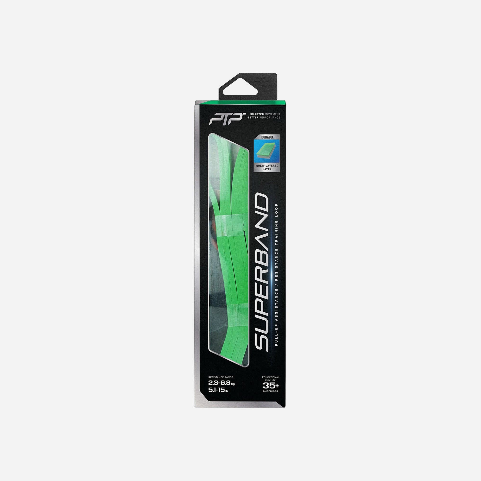 Băng Tập Đàn Hồi Ptp Superband Ultra Light - Xanh Lá - Supersports Vietnam