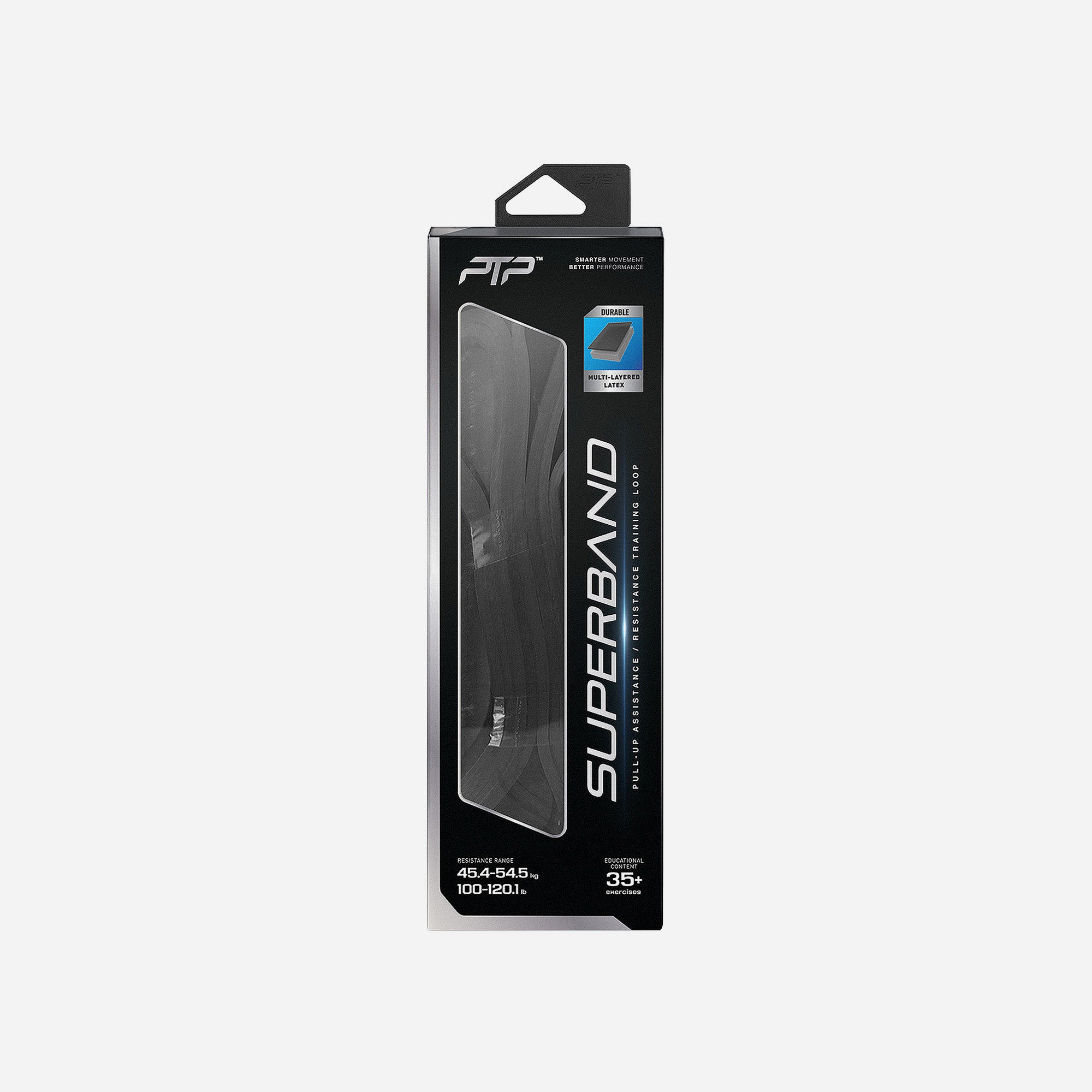 Băng Tập Đàn Hồi Ptp Superband Heavy - Đen - Supersports Vietnam