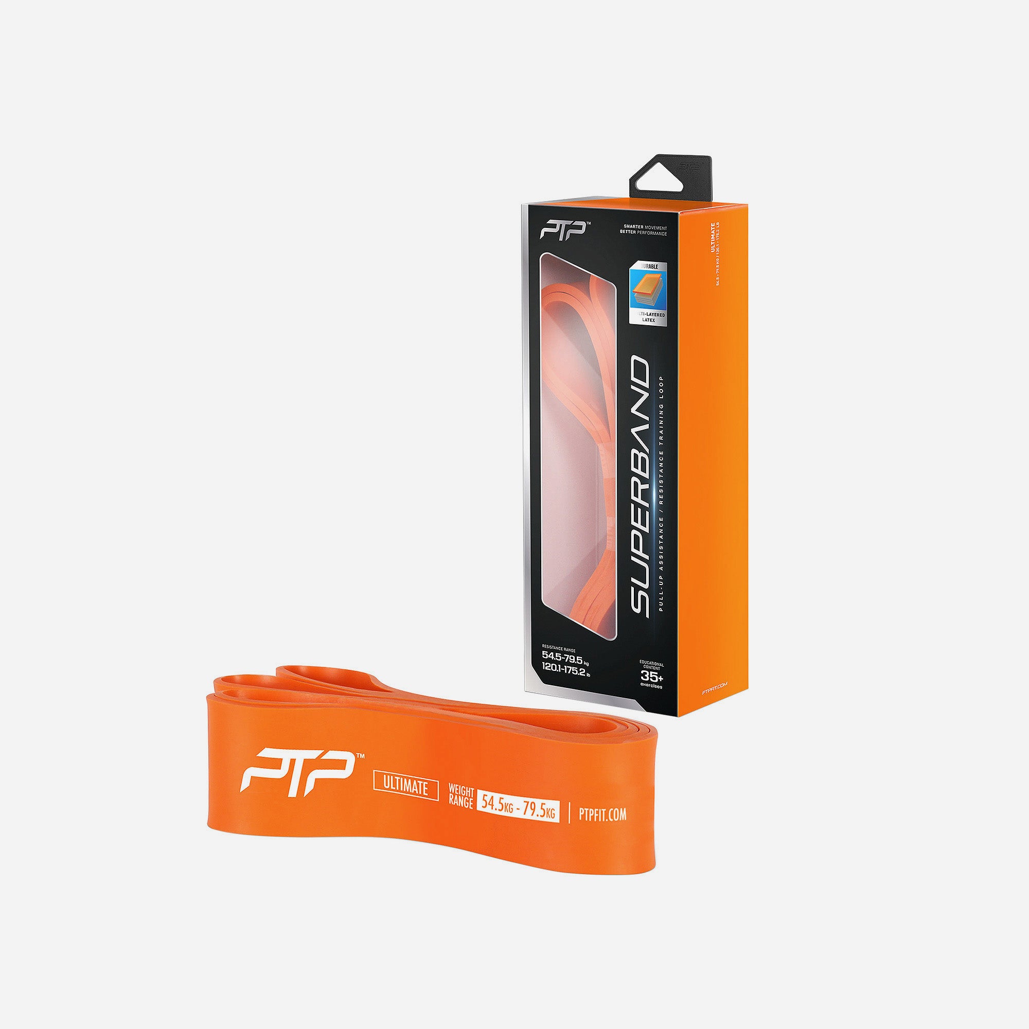 Băng Tập Đàn Hồi Ptp Superband Ultimate - Cam - Supersports Vietnam