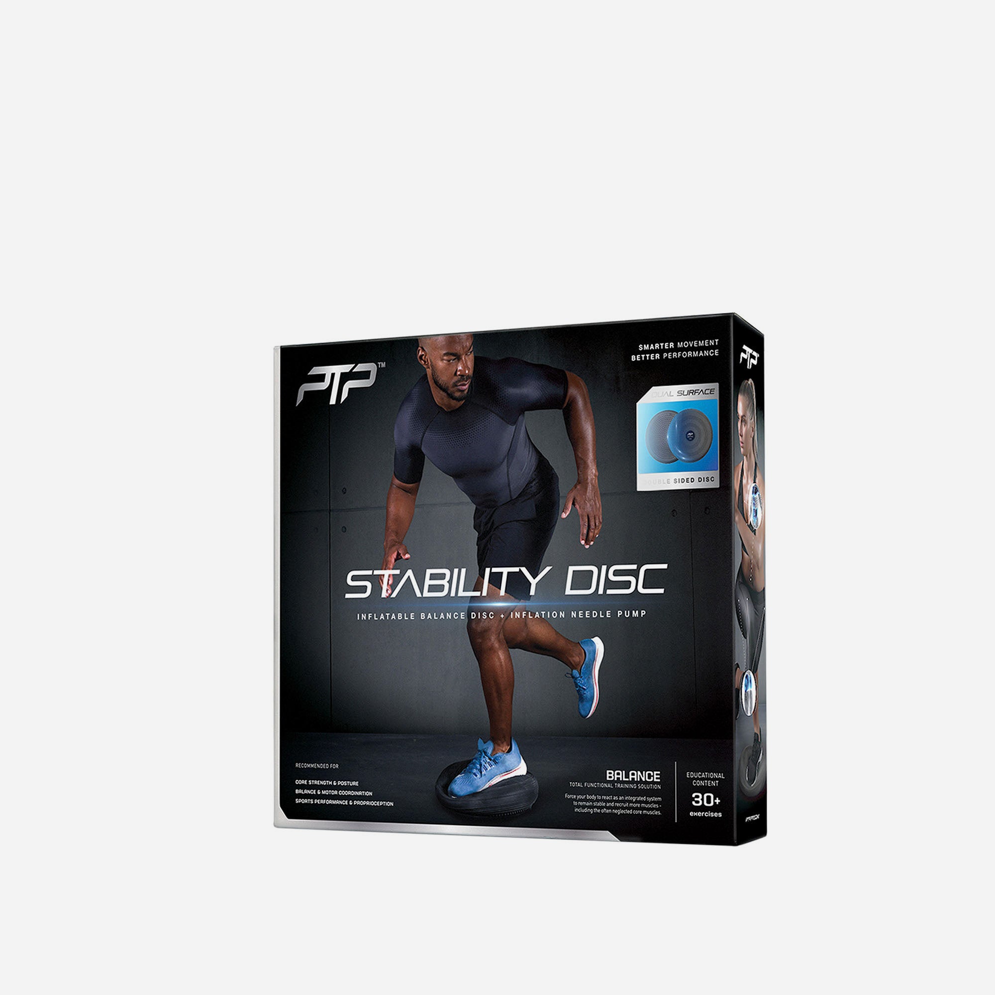 Đĩa Tập Thăng Bằng Ptp Stability Disc - Đen - Supersports Vietnam