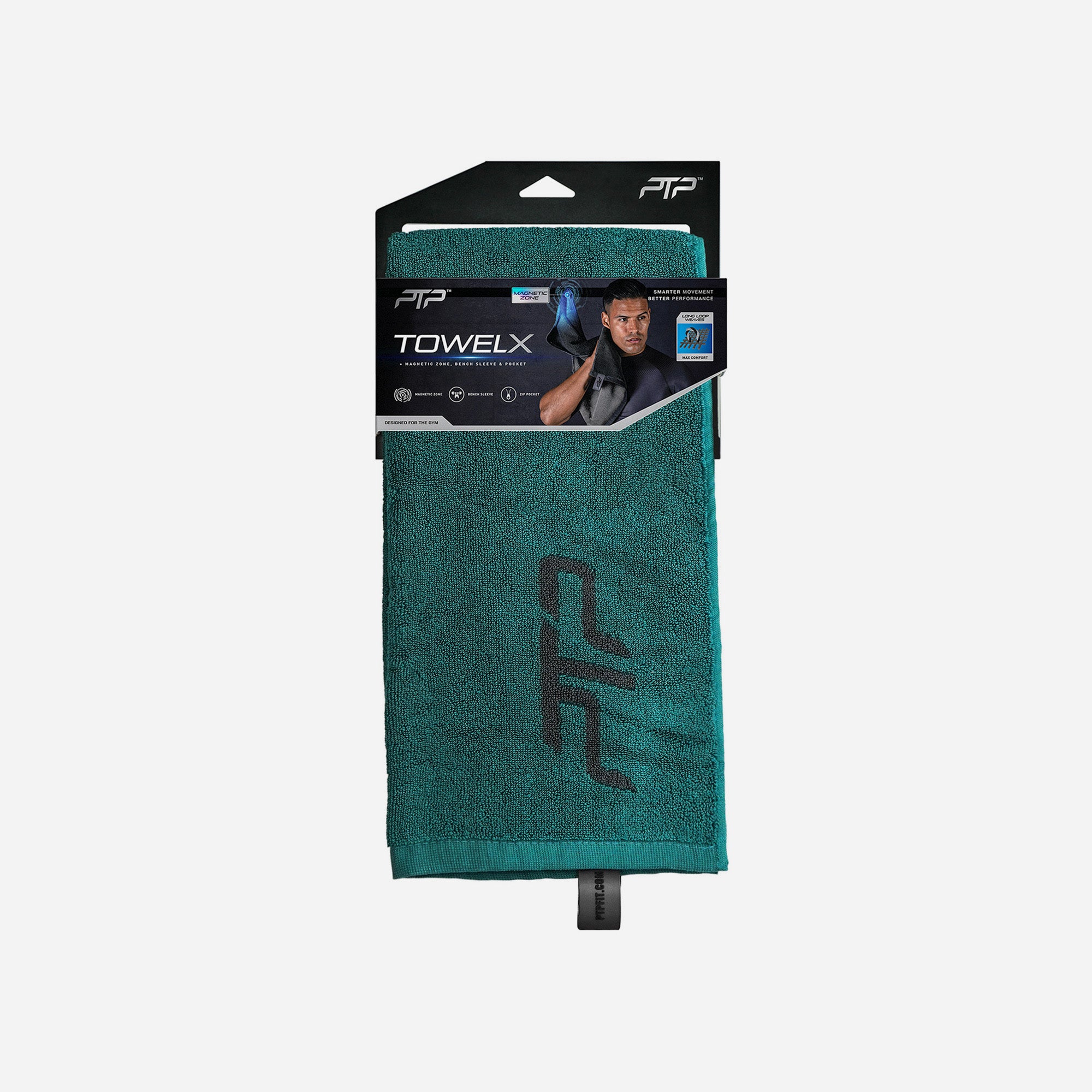 Khăn Tập Gym Ptp - Xanh Lá - Supersports Vietnam