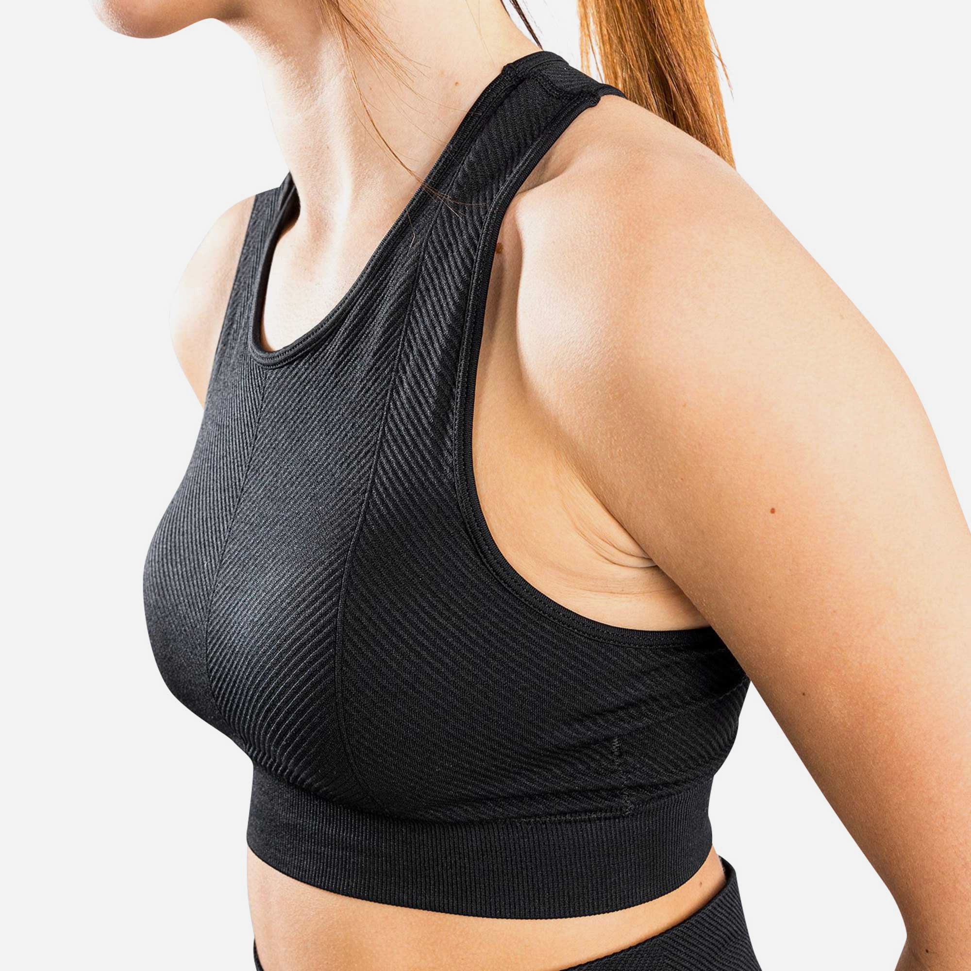 Áo Bra Thể Thao Nữ Venum "Sparring" Seamless Sport Bra - Black For Wo For Men - Đen - Supersports Vietnam