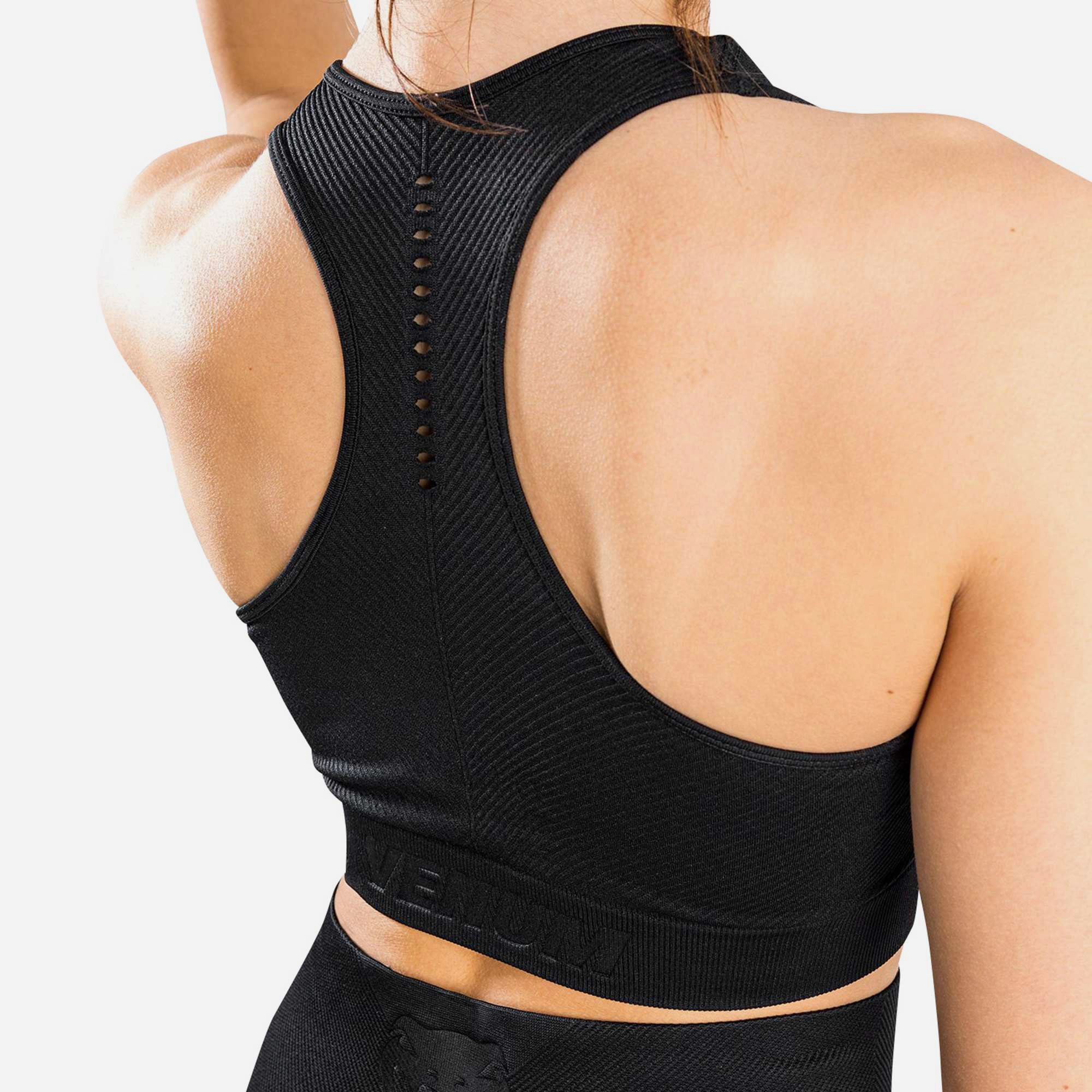 Áo Bra Thể Thao Nữ Venum "Sparring" Seamless Sport Bra - Black For Wo For Men - Đen - Supersports Vietnam