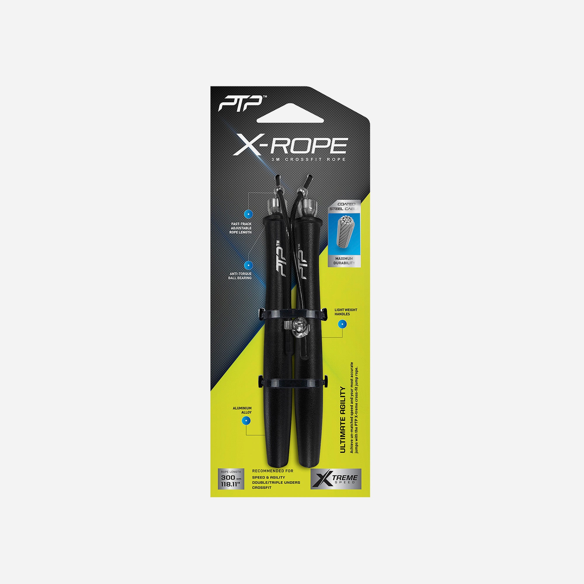 Dây Nhảy Ptp X - Xám - Supersports Vietnam