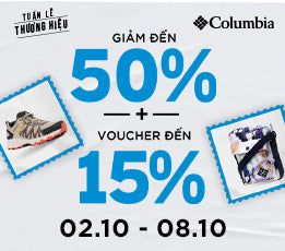 Tuần lễ thương hiệu Columbia: Deal nửa giá - Sắm thả ga