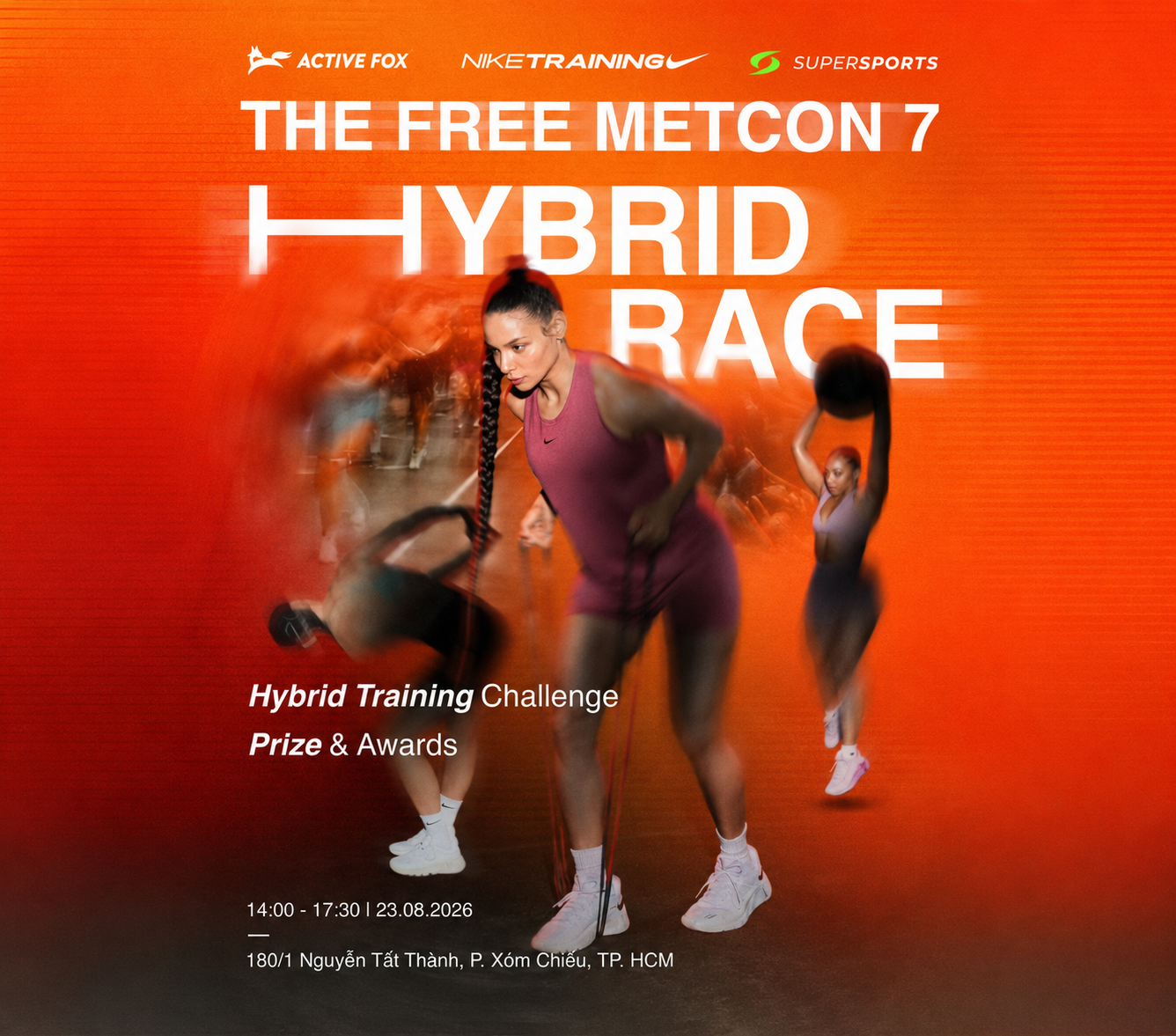 Tham Gia Hybrid Race Cùng Nike Free Metcon 7 | Supersports
