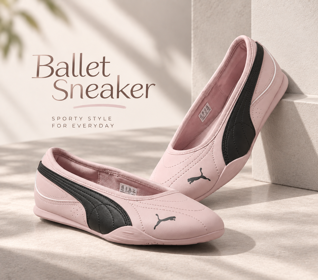 Giày Sneaker Nữ Phong Cách Ballet: Gợi Ý Mới Cho Outfit Thanh Lịch