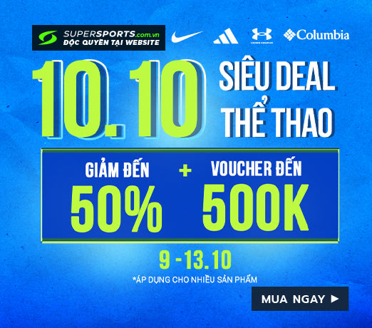 Double Day 10.10: Siêu Deal Thể Thao - Săn Sale Sành Điệu - Sale Đến 50%