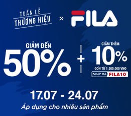 Tuần lễ thương hiệu: Mua sắm thả ga - Săn deal FILA nửa giá