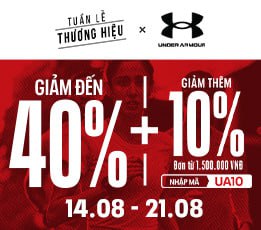 TUẦN LỄ THƯƠNG HIỆU UNDER ARMOUR: Sale đậm giảm sâu - Càng mua càng giảm