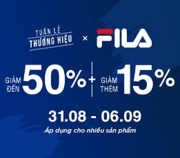 Tuần lễ thương hiệu FILA: Giảm Đến 50% - Sale sập giá - Sắm thả ga