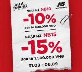 Tuần lễ thương hiệu New Balance: Sale Hàng Hiệu - Săn triệu deal hời