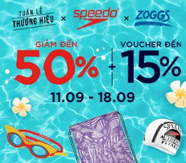Tuần lễ thương hiệu Speedo & Zoggs: Sale Đồ Bơi - Săn Deal Hời
