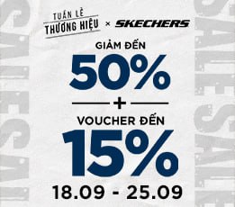 Tuần lễ thương hiệu Skechers: Deal hời nửa giá - Càng mua càng giảm