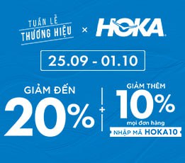 Tuần lễ thương hiệu Hoka: Ưu đãi nhân đôi - Chạy vui gấp bội